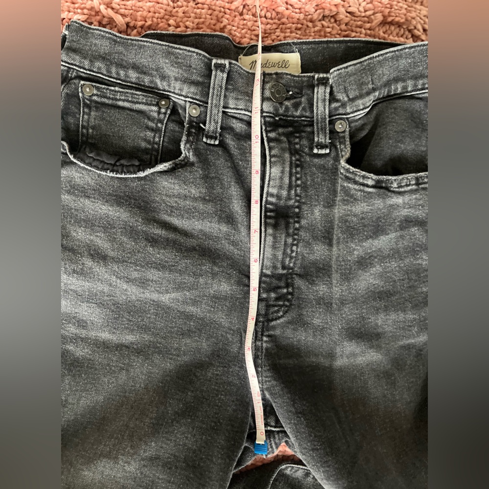 Madewell The Mom Jean Distressed Black Sz 29 - Picture 16 of 16